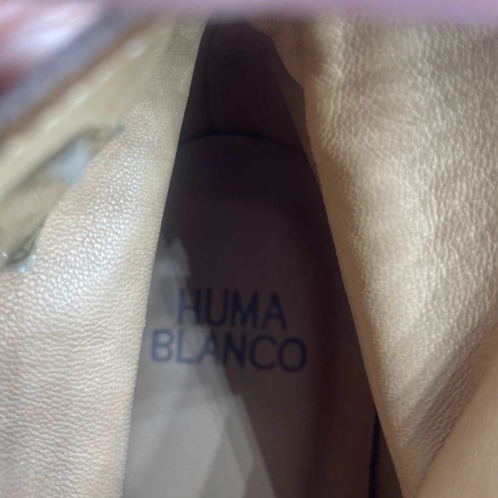 Huma Blanco Tatiana Leather Tie Booties - Picture 8 of 10